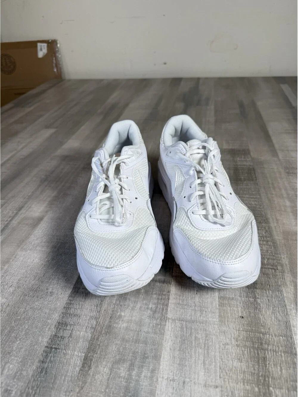 Nike Womens Air Max SC CW4554-101 White Low Top Lace-Up Tennis Shoes Size 11